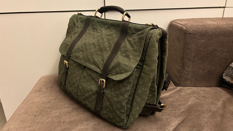 絕版 Louis Vuitton LV Monogram Mini Canvas  Denise Shoulder Bag messnger bag 陳冠希 帆布-2