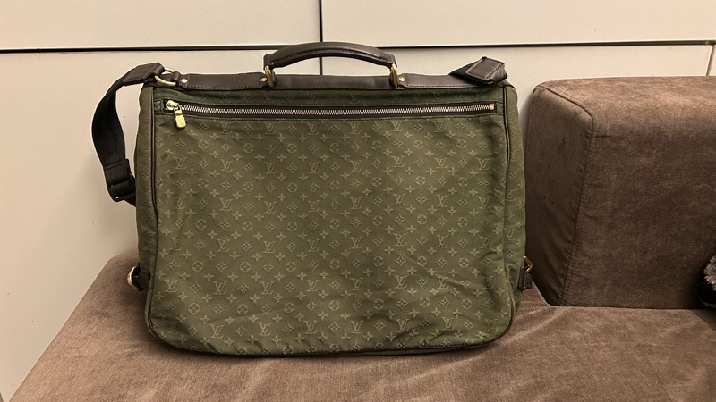 絕版 Louis Vuitton LV Monogram Mini Canvas  Denise Shoulder Bag messnger bag 陳冠希 帆布-3