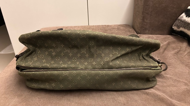 絕版 Louis Vuitton LV Monogram Mini Canvas  Denise Shoulder Bag messnger bag 陳冠希 帆布-5