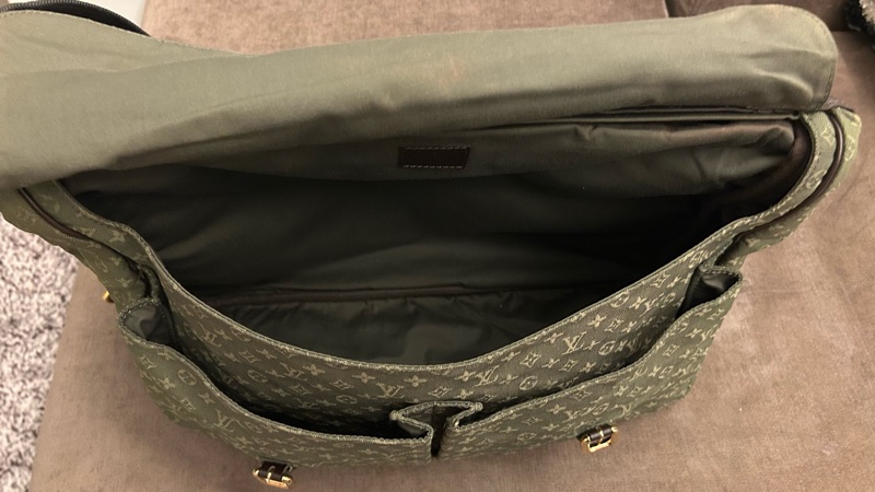 絕版 Louis Vuitton LV Monogram Mini Canvas  Denise Shoulder Bag messnger bag 陳冠希 帆布-6