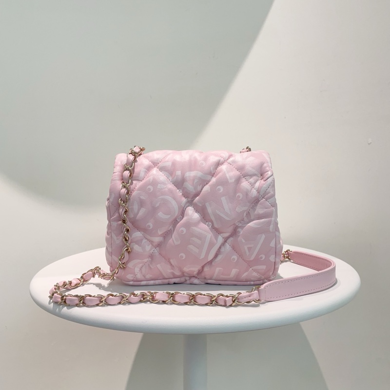 香奈兒Chanel 22N滑雪系列 泡芙方胖子 斜背包-3