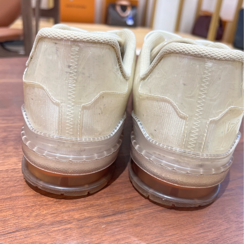 Lv  /路易威登 Trainer Monogra PU透明白色鞋 欧码10 /44码-2