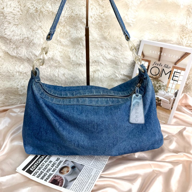 Chanel Denim CC Hobo牛仔-0