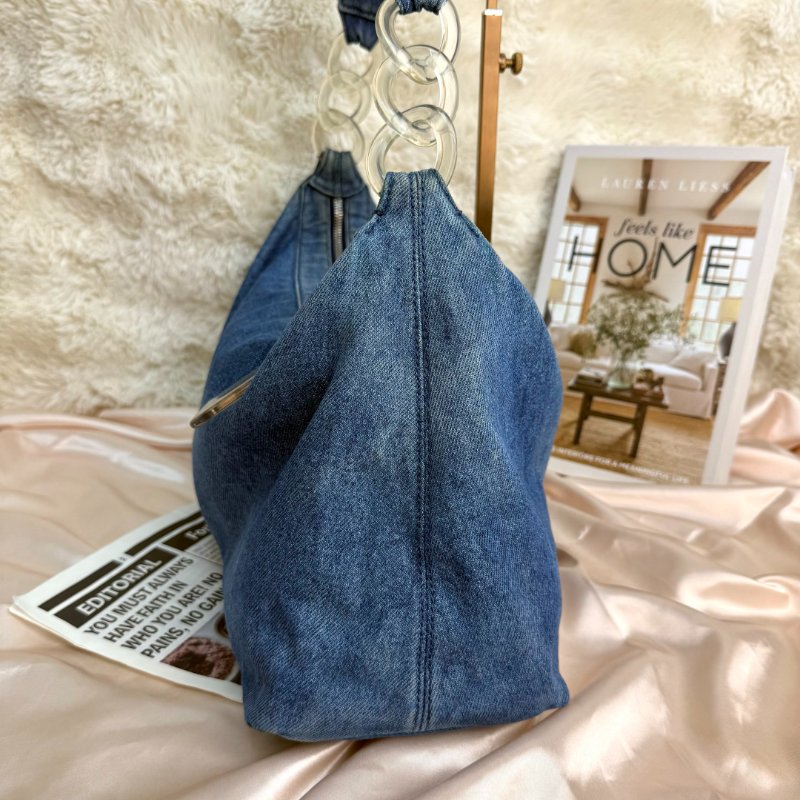 Chanel Denim CC Hobo牛仔-2