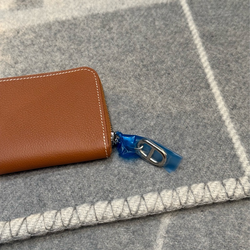 Hermès Zipengo Chaine d’Ancre 卡夾 gold 金棕色 全新全配-5