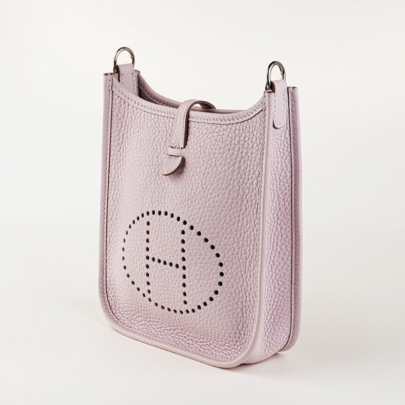 KÉSH 凱仕國際精品【夢幻紫調、輕奢日常感】HERMÈS Evelyne 16 Mini 愛馬仕夢幻紫銀釦依芙琳肩背包|TPM 16|W 刻 2024年-4