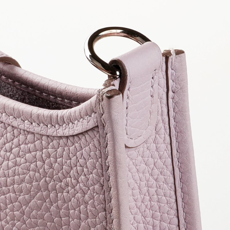 KÉSH 凱仕國際精品【夢幻紫調、輕奢日常感】HERMÈS Evelyne 16 Mini 愛馬仕夢幻紫銀釦依芙琳肩背包|TPM 16|W 刻 2024年-12