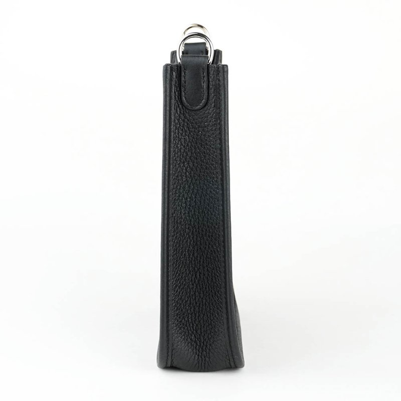 KESH 凱仕國際精品【低調鬆弛、高級日常感】HERMÈS Evelyne 16 Mini 愛馬仕 黑色銀釦依芙琳肩背包｜TPM 16｜W 刻 2024 年-6