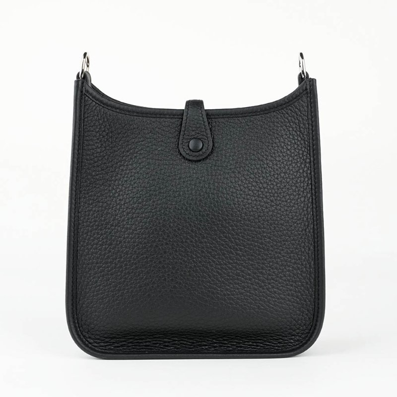 KESH 凱仕國際精品【低調鬆弛、高級日常感】HERMÈS Evelyne 16 Mini 愛馬仕 黑色銀釦依芙琳肩背包｜TPM 16｜W 刻 2024 年-7