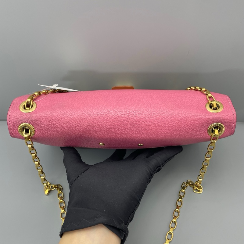 ✨路易威登/Louis Vuitton 传奇链条包老花拼玫红色翻蓋斜挎包尺寸：27*18*5cm-8
