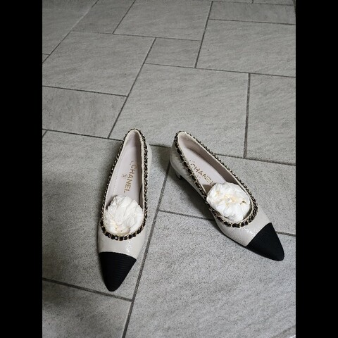 chanel經典鍊帶跟鞋3cm