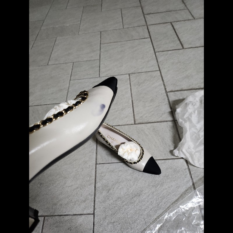 chanel經典鍊帶跟鞋3cm-4