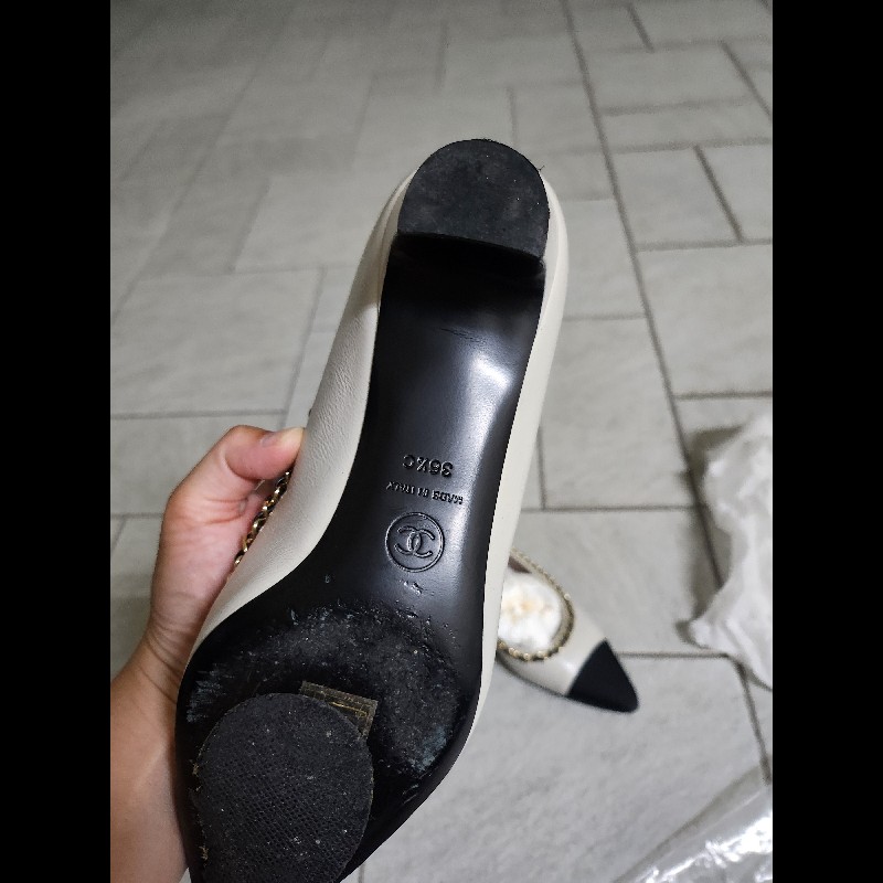 chanel經典鍊帶跟鞋3cm-13