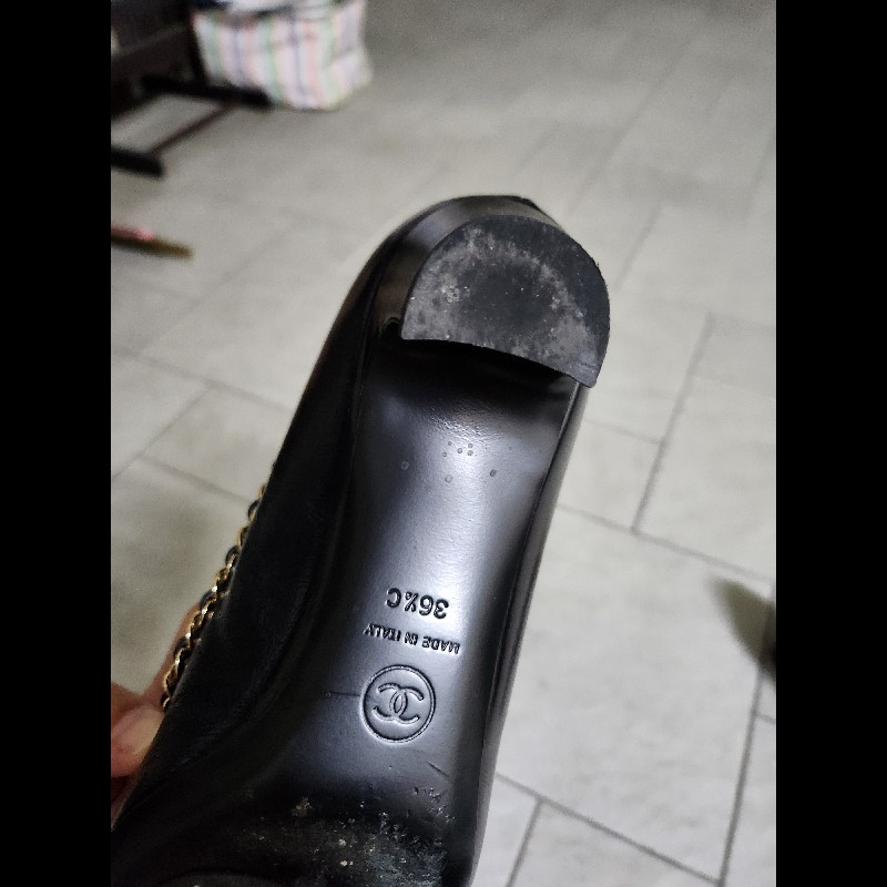 chanel經典鍊帶跟鞋3cm-2