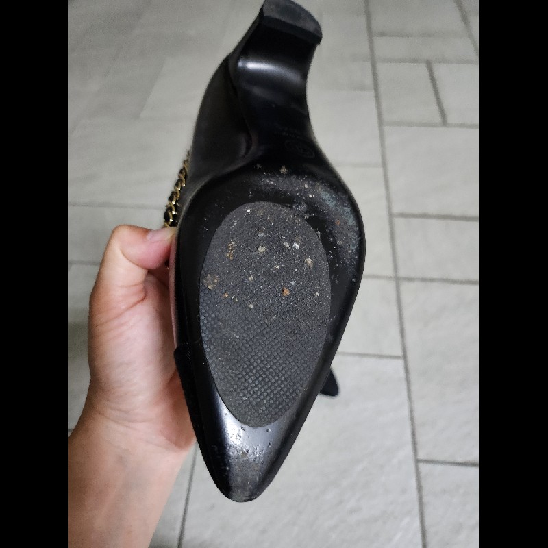 chanel經典鍊帶跟鞋3cm-3