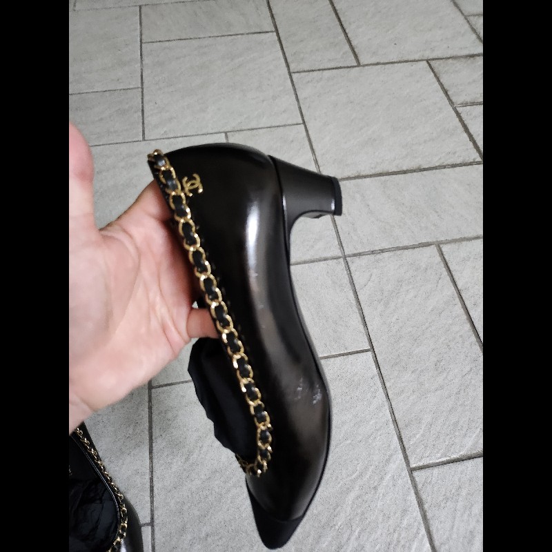 chanel經典鍊帶跟鞋3cm-6