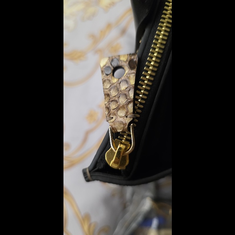 Louis Vuitton LV City Steamer 珍稀蟒蛇皮拼接手提包-5