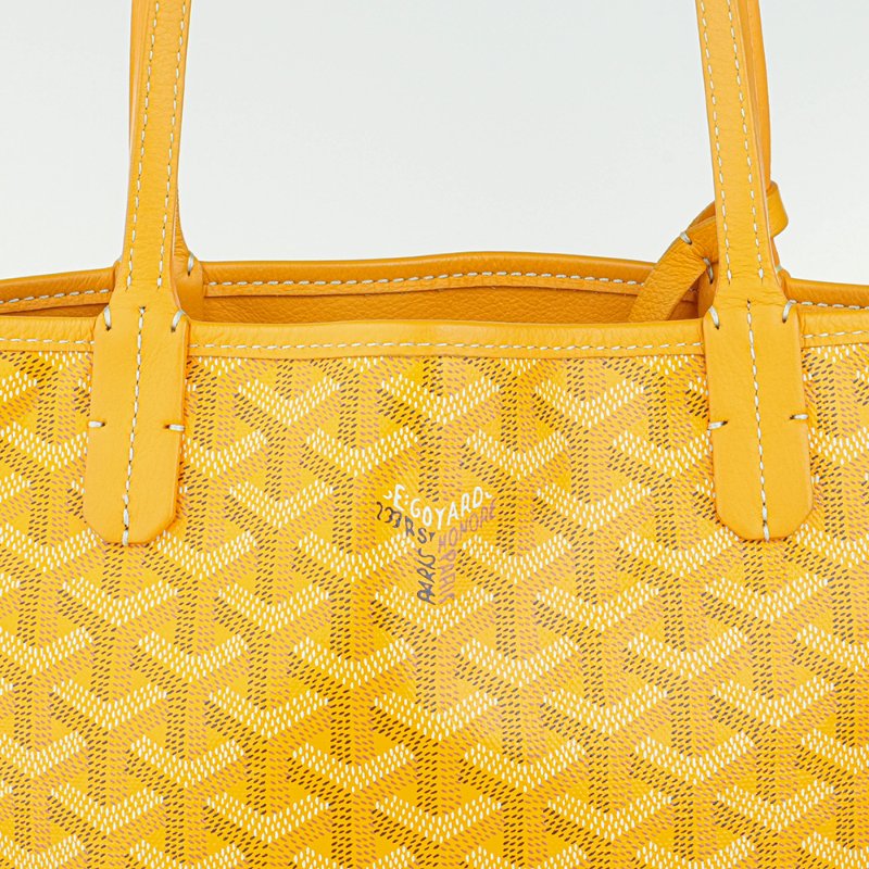 KÉSH 凱仕國際精品|GOYARD Anjou Mini 黃色子母托特包|雙面翻轉設計|法國製造|2019 年製-4