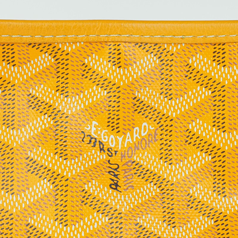 KÉSH 凱仕國際精品|GOYARD Anjou Mini 黃色子母托特包|雙面翻轉設計|法國製造|2019 年製-5