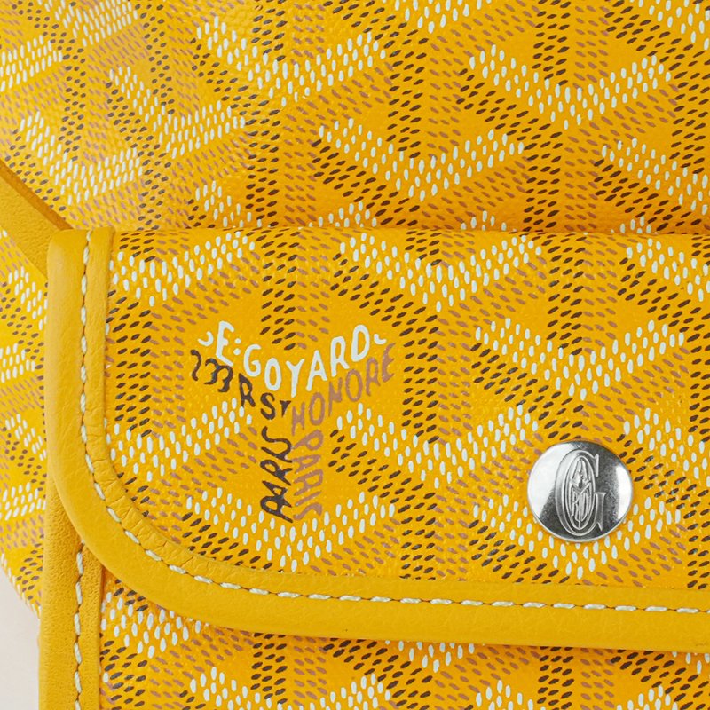 KÉSH 凱仕國際精品|GOYARD Anjou Mini 黃色子母托特包|雙面翻轉設計|法國製造|2019 年製-7