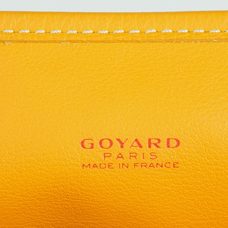 KÉSH 凱仕國際精品|GOYARD Anjou Mini 黃色子母托特包|雙面翻轉設計|法國製造|2019 年製-11