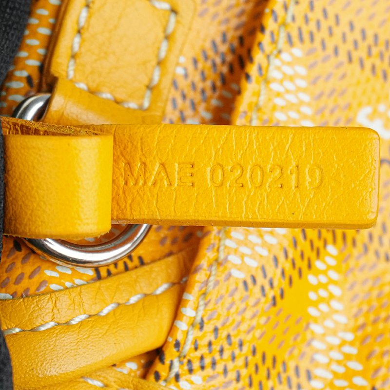 KÉSH 凱仕國際精品|GOYARD Anjou Mini 黃色子母托特包|雙面翻轉設計|法國製造|2019 年製-12
