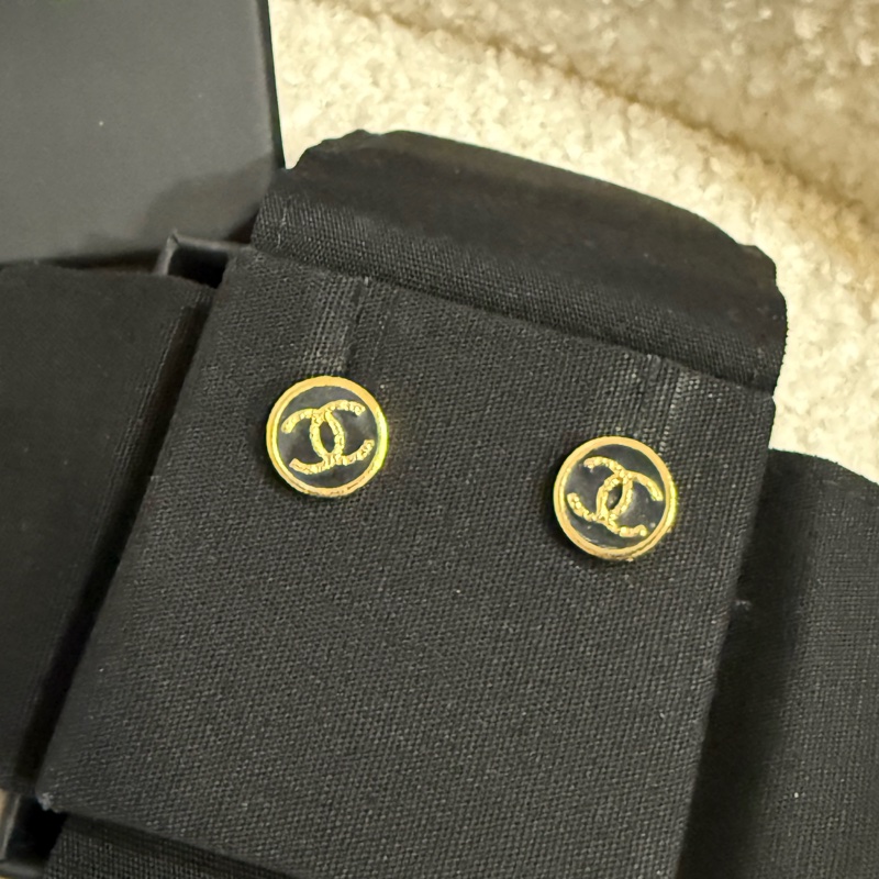 Chanel 迷你款 耳釘 耳環-9