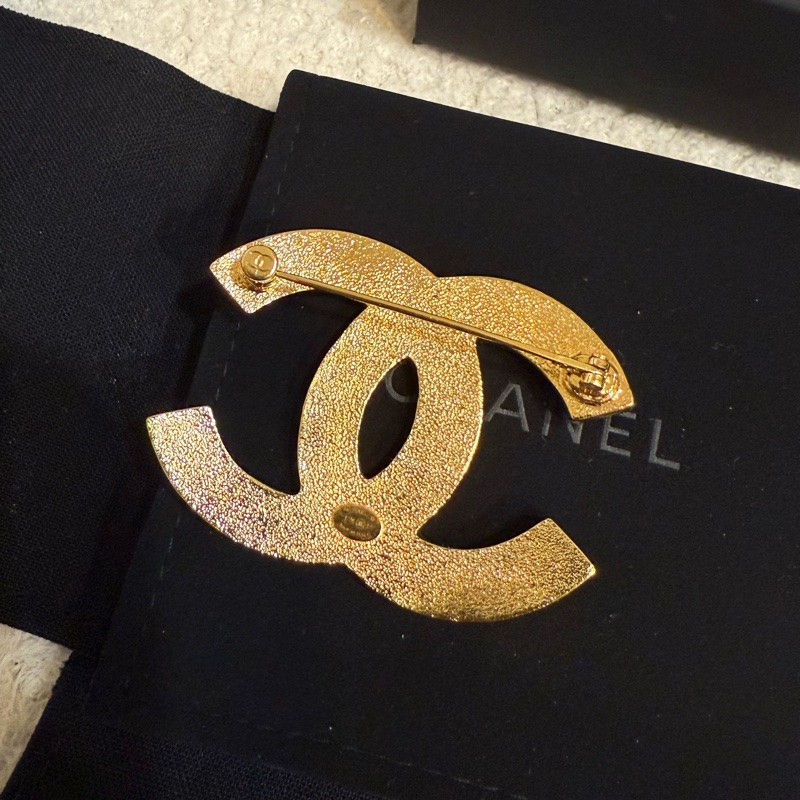 Chanel 牛仔 單寧 胸針-6