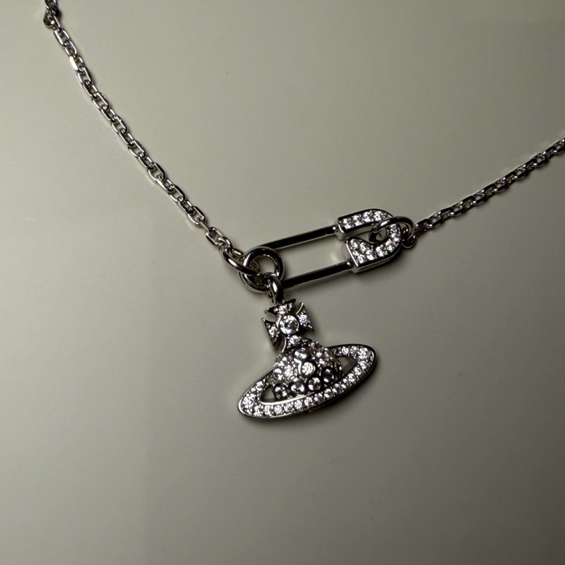 Vivienne Westwood 🪐別針項鍊 Lucrece Pendant Necklace-4