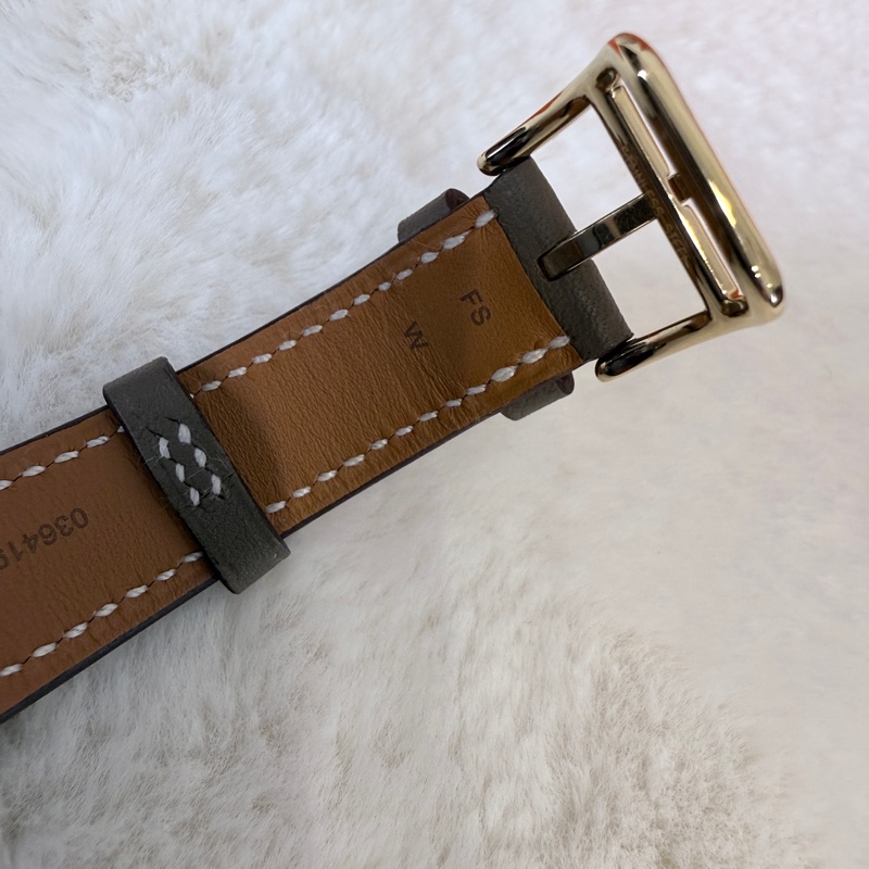 HERMES✨Heure H腕錶 HH1.201 W刻 大象灰 金-7
