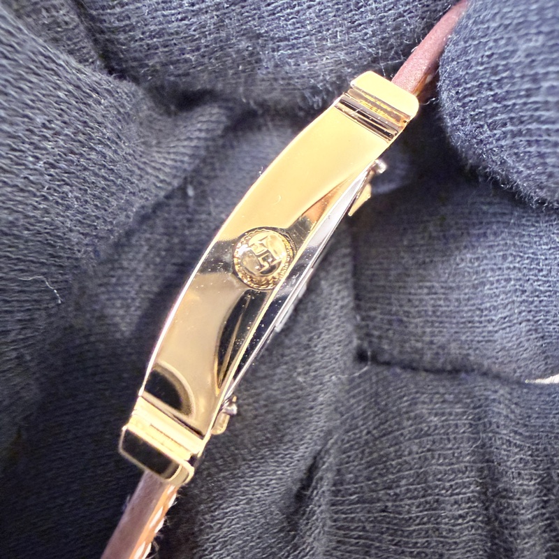 HERMES✨Heure H腕錶 HH1.201 W刻 大象灰 金-16