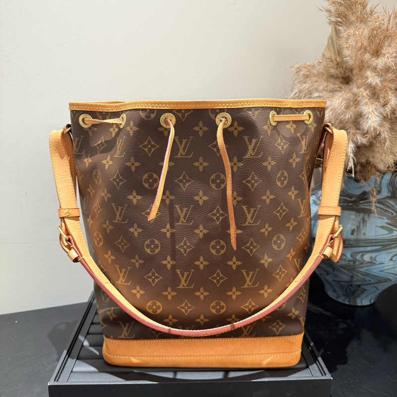 Louis Vuitton 路易威登 老花水桶noe包 芯片款 單包-0
