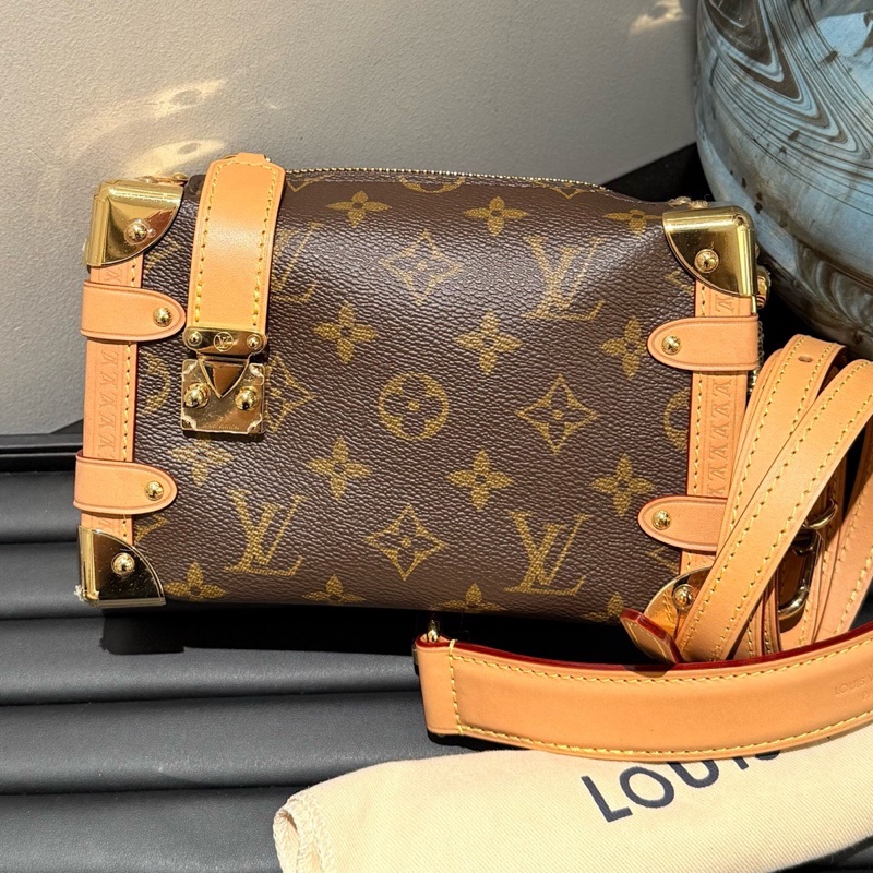98新Louis Vuitton路易威登 老花軟盒子 芯片款 附件：塵袋-0