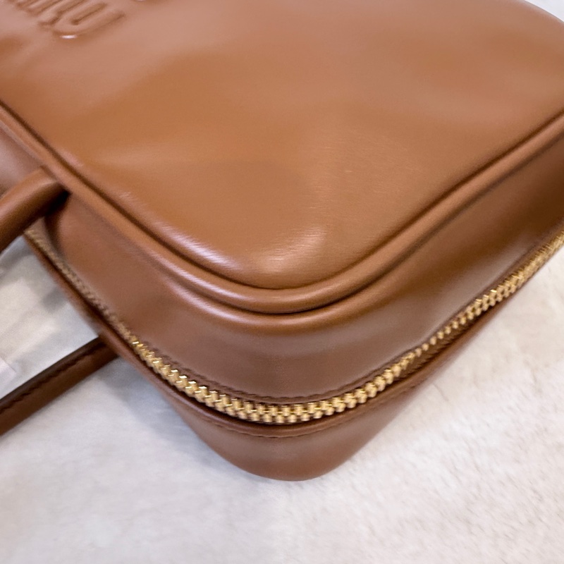 近全新✨MIU MIU✨5BB172 Beau 皮革手提包學院風肩背包 櫃上115000-12
