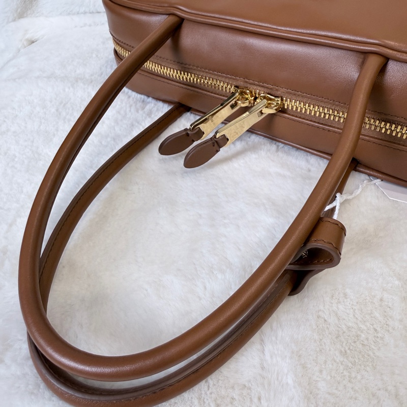 近全新✨MIU MIU✨5BB172 Beau 皮革手提包學院風肩背包 櫃上115000-14