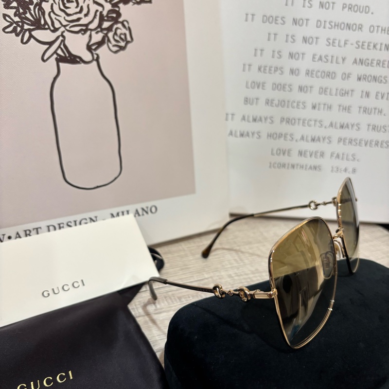 Gucci 馬銜扣系列太陽眼鏡-3