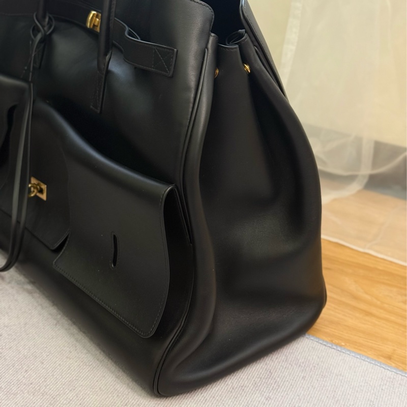 全新 BALENCIAGA 黑金 belair carryall 機場包 大號 台灣專櫃購入25萬-3