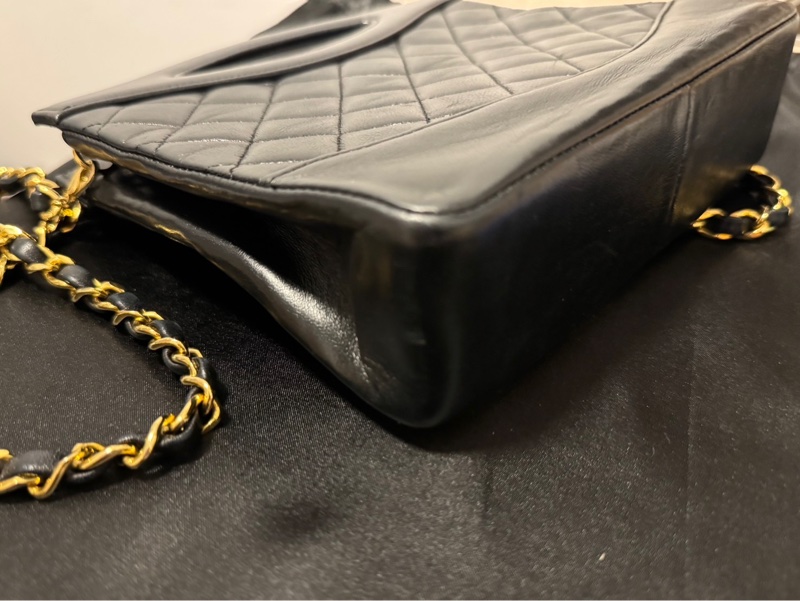 Chanel 31bag黑金小號／vintage收藏品-7