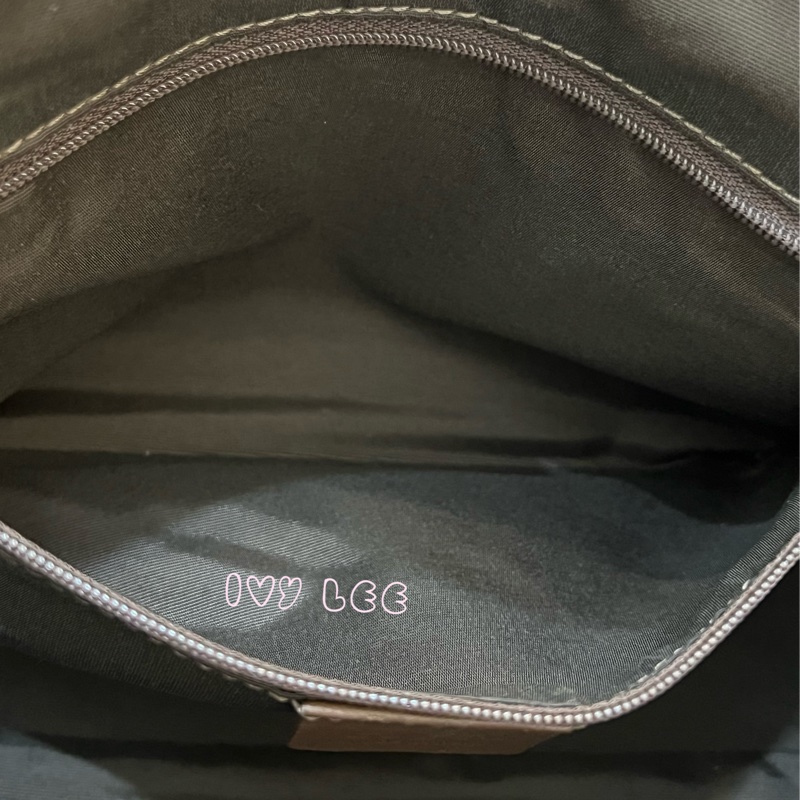 GUCCI GG帆布手提包 肩背 淡米紫色 92734 正品 二手精品-11