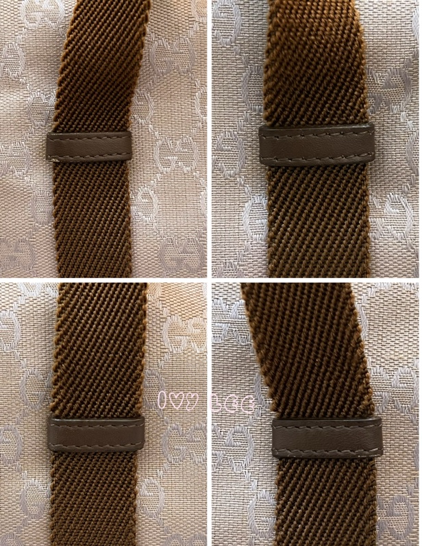 GUCCI GG帆布手提包 肩背 淡米紫色 92734 正品 二手精品-15