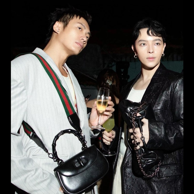 Gucci 古馳 bamboo 1947 竹節包 全黑 all black 肩背包 斜背包-3