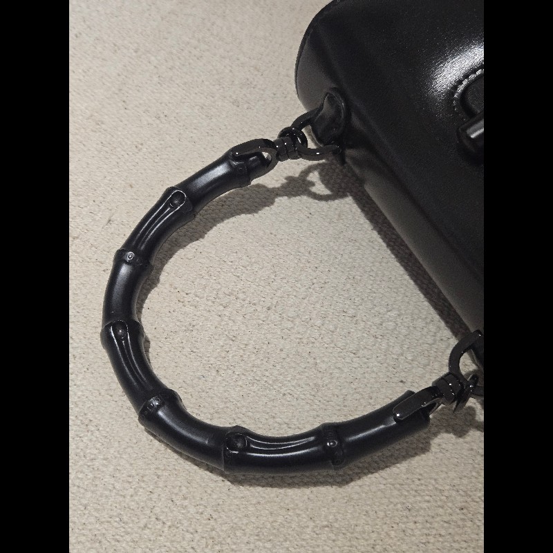 Gucci 古馳 bamboo 1947 竹節包 全黑 all black 肩背包 斜背包-18
