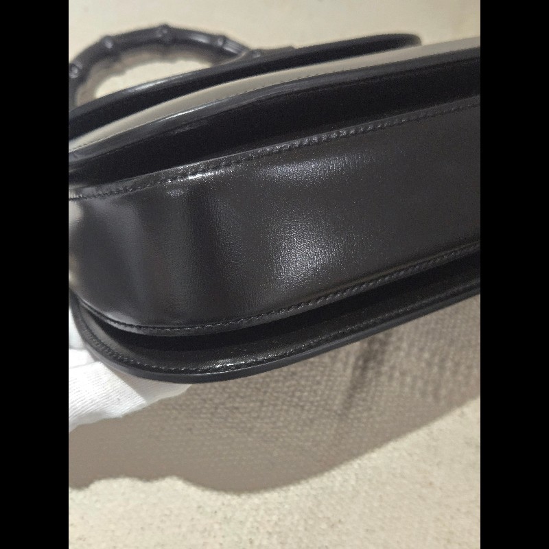 Gucci 古馳 bamboo 1947 竹節包 全黑 all black 肩背包 斜背包-24