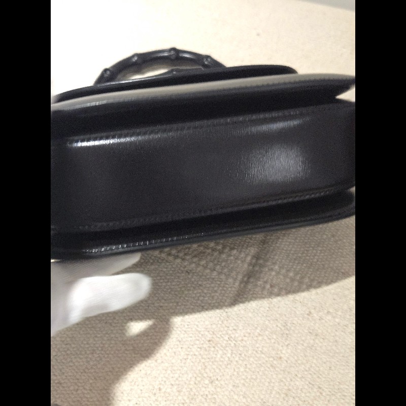 Gucci 古馳 bamboo 1947 竹節包 全黑 all black 肩背包 斜背包-25