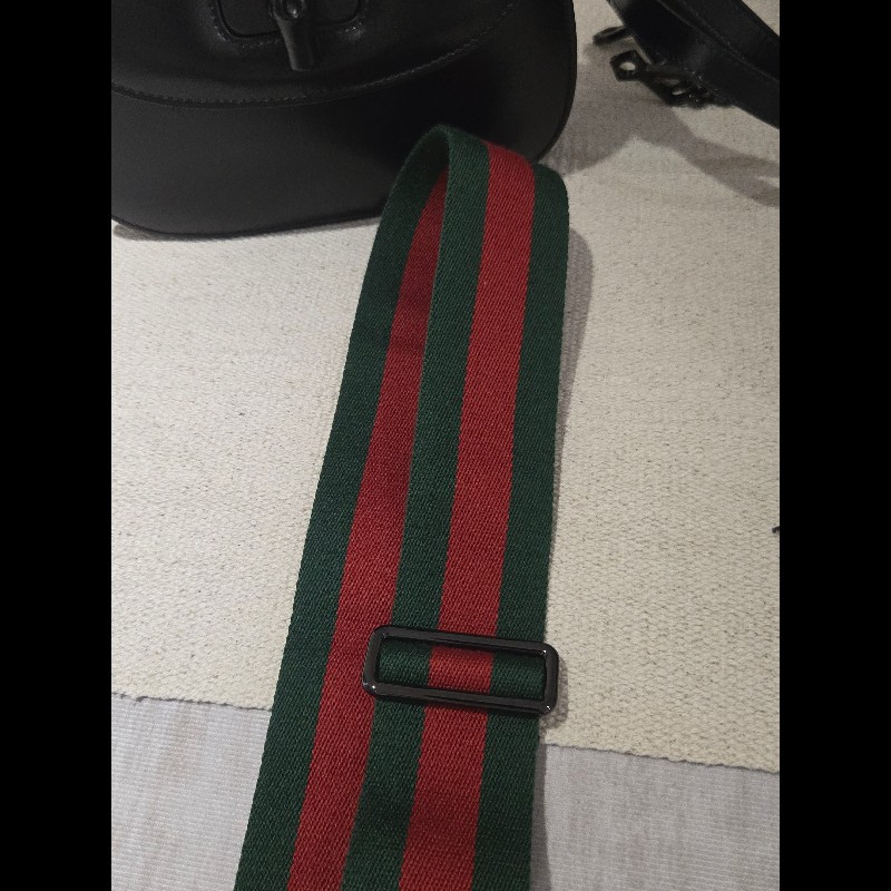 Gucci 古馳 bamboo 1947 竹節包 全黑 all black 肩背包 斜背包-39