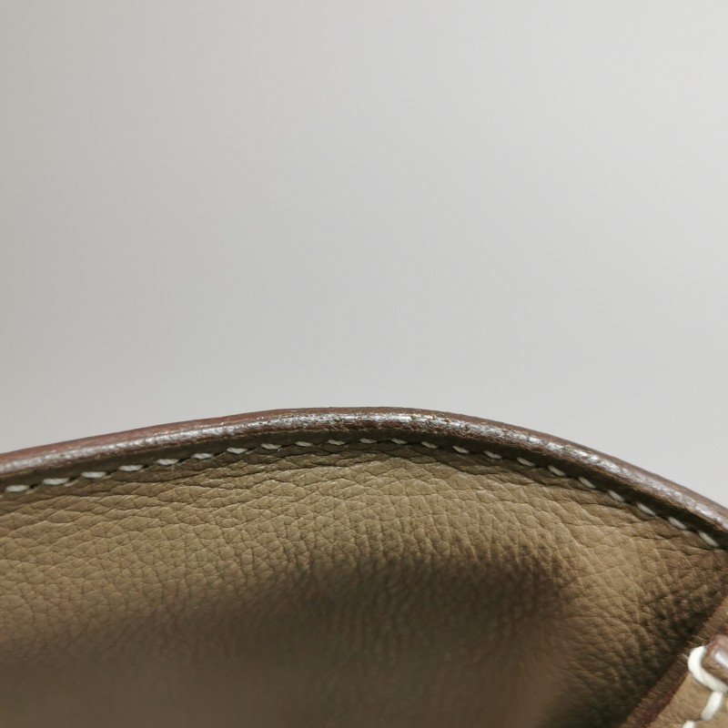 Hermes Chaine D‘Ancre單肩包Evergrain牛皮銀扣18etoupe大象灰框N刻-22