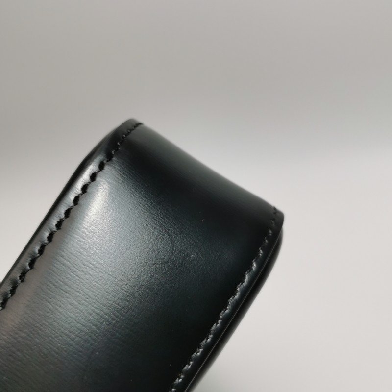 Celine Claude牛皮純色凱旋門logo單肩包-15