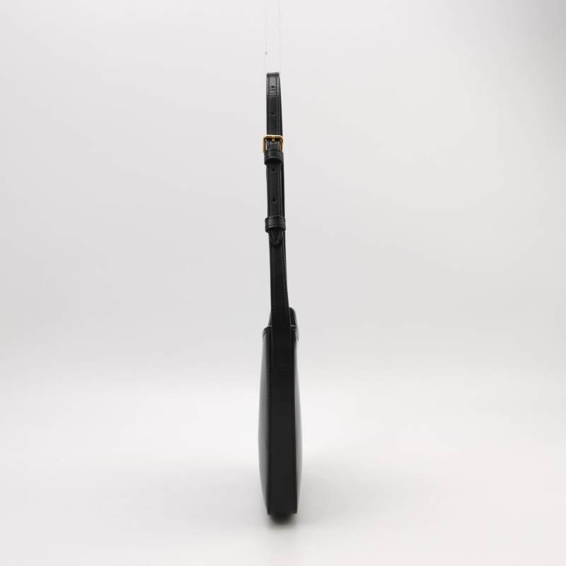 Celine Croque牛皮純色字母logo單肩包-3