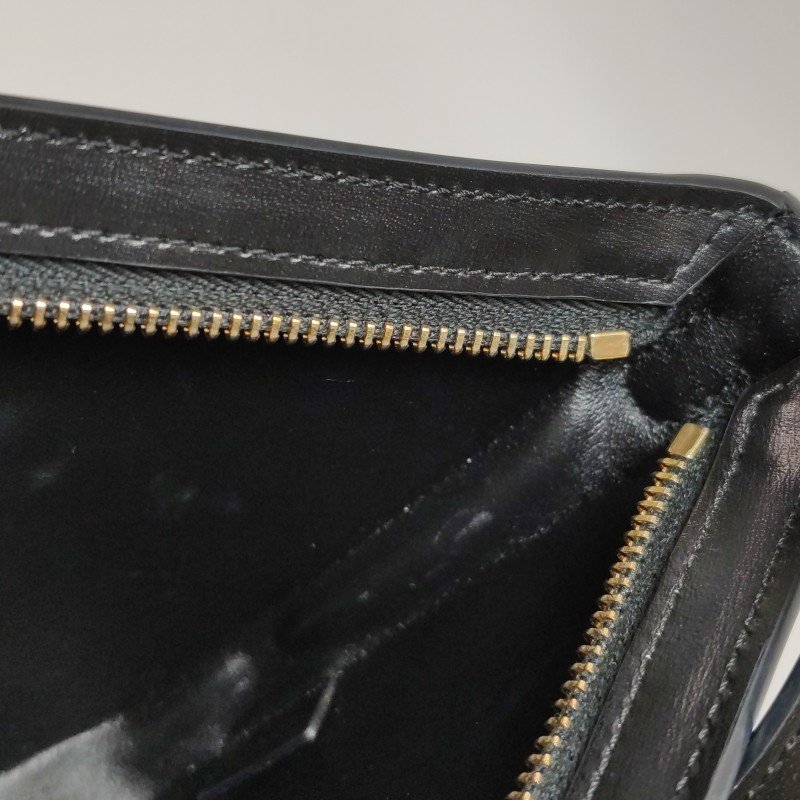 Celine Croque牛皮純色字母logo單肩包-8