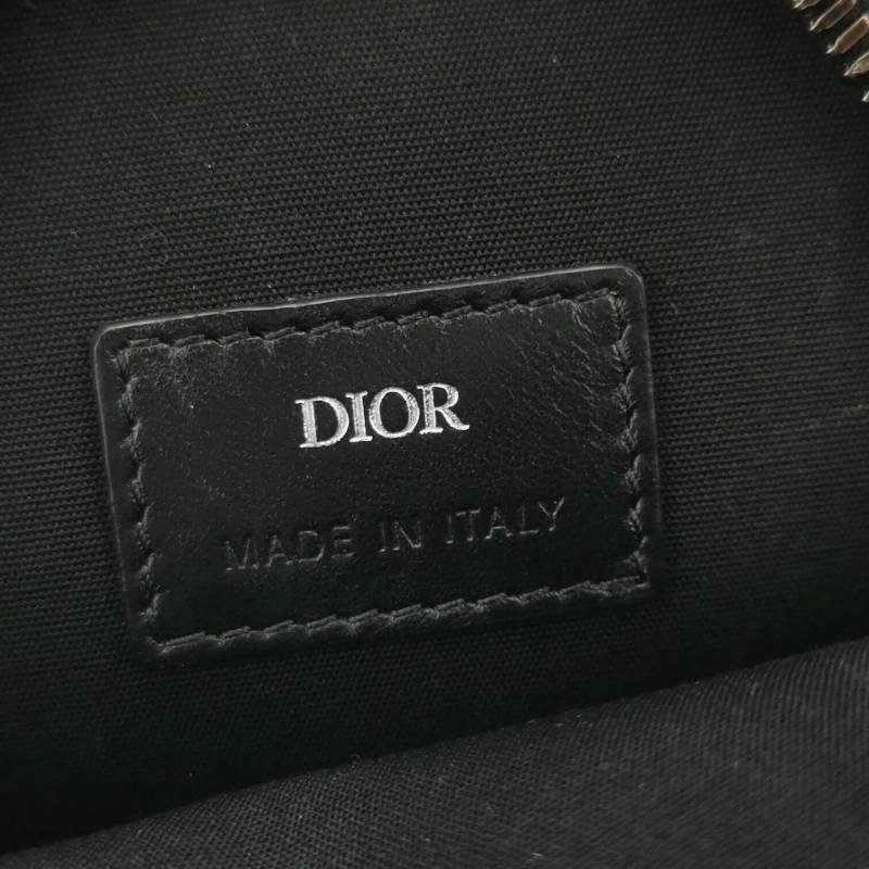 Dior 牛皮帆布Oblique老花斜背包-7